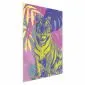 Plakat Kolorowy tygrys 40x60 cm bez ramy z marginesem | MIRAT.