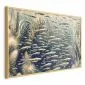 Plakat Oceaniczna przyroda 60x40 cm z ramą złotą bez marginesu | MIRAT.