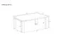 Ława GAROLD 120x80 dąb artisan w stylu industrialnym I sklep meblowy MIRAT. styl LOFT