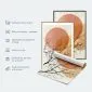 Plakat Geometryczna mapa 30x21 cm bez ramy z marginesem | MIRAT.