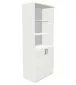 Regał biurowy EASY SPACE CABINET HO 5-OH 80cm biały zamykany I sklep meblowy MIRAT.
