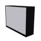Szafka biurowa przesuwna EASY SPACE CABINET S 3-OH 160cm czarna zamykana I sklep meblowy MIRAT.
