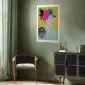 Plakat Kwiaty we włosach 29,7x42 cm bez ramy z marginesem | MIRAT.