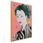 Plakat Azjatycki styl 21x30cm z ramą złotą bez marginesu | MIRAT.  kolekcja h-A-0108-ao-a