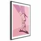 Plakat Skarpetki w truskawki 60x90 cm z ramą czarną z marginesem | MIRAT.