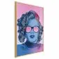 Plakat Norma Jeane 21x30 cm z ramą złotą bez marginesu | MIRAT.