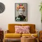Plakat Majestatyczna Frida 29,7x42 cm z ramą czarną bez marginesu | MIRAT.