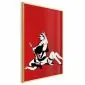 Plakat Banksy: Queen Victoria 21x30 cm z ramą złotą bez marginesu | MIRAT.