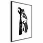 Plakat Bolesne siedzenie 60x90 cm z ramą czarną z marginesem | MIRAT.