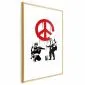 Plakat Soldiers 21x30 cm z ramą złotą z marginesem | MIRAT.