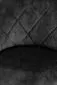 Hoker H-101 czarny tapicerowany z przeszyciami | MIRAT. w stylu LOFT kolekcja