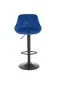 Hoker H-101 VELVET granatowy na jednej nodze | MIRAT. w stylu LOFT kolekcja