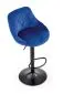 Hoker H-101 VELVET granatowy na jednej nodze | MIRAT. w stylu LOFT kolekcja