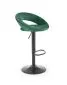 Hoker H-102 ciemnozielony tapicerowany aksamitem w stylu loft | MIRAT. styl LOFT