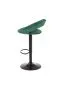 Hoker H-102 ciemnozielony tapicerowany aksamitem w stylu loft | MIRAT. styl LOFT
