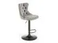 Hoker H-117 VELVET szary zdobiony nitami I sklep meblowy MIRAT. styl GLAMOUR