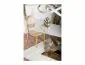 Stół HERMES 160x90 biały marmur/złoty w stylu glamour I sklep meblowy MIRAT. styl GLAMOUR