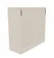 Szafka biurowa przesuwna EASY SPACE CABINET S 3-OH 120cm kaszmirowa zamykana I sklep meblowy MIRAT.