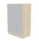 Komoda biurowa EASY SPACE CABINET H-D2 3-OH 80cm akacjowa zamykana I sklep meblowy MIRAT.