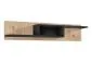 Meblościanka CROSS LED hickory jackson/czarna z biokominkiem I sklep meblowy MIRAT.  kolekcja CROSS ASM