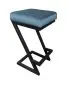 Hoker ZAZU VELVET ciemnoniebieski barowy | MIRAT. w stylu LOFT kolekcja