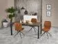 Stół HORIZON popielaty/czarny w stylu loft | MIRAT. w stylu  kolekcja