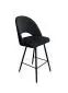 Hoker ISKAR VELVET czarny w stylu loft | MIRAT.