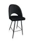 Hoker ISKAR VELVET czarny w stylu loft | MIRAT.
