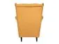 Fotel HARRY VELVET curry uszak do salonu | MIRAT. w stylu GLAMOUR, VINTAGE kolekcja