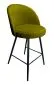Hoker TANEW BL VELVET oliwkowy na metalowych nogach | MIRAT. w stylu GLAMOUR, LOFT kolekcja