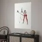 Plakat Francuska golfistka 29,7x42 cm bez ramy z marginesem | MIRAT.
