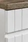 Szafka pod umywalkę ICONIC WHITE 60cm + SANTA FE OAK 81-01-A ryflowane fronty zestaw z blatem I sklep meblowy MIRAT. styl RYFLOWANY