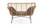 Sofa IKARO XL rattanowa z poduszkami na metalowych nogach | MIRAT. styl LOFT