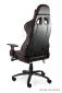 Fotel DYNAMIQ V5 czarny/czerwony gamingowy do komputera | MIRAT.