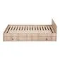Łóżeczko dziecięce KOMPAKT 3W1 120x80 bukowe z komodą i szufladą I sklep meblowy MIRAT. styl SKANDYNAWSKI
