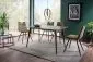 Stół IVY 140x80 szary/czarny mat I sklep meblowy MIRAT. styl LOFT