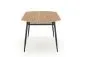 Stół JACKSON 160x90 dąb/czarny do salonu w stylu loft | MIRAT. styl LOFT