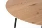 Stół JACKSON 160x90 dąb/czarny do salonu w stylu loft | MIRAT. styl LOFT