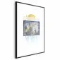 Plakat Antarktyda 40x60cm z ramą czarną z marginesem | MIRAT.  kolekcja k-C-0091-ao-a