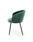 Krzesło K430 VELVET ciemnozielone tapicerowane aksamitem | MIRAT. styl GLAMOUR, LOFT
