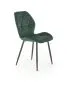 Krzesło K453 VELVET ciemnozielone pikowane w stylu glamour | MIRAT. w stylu GLAMOUR, LOFT kolekcja