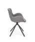 Krzesło K475 szare na metalowych nogach | MIRAT. w stylu LOFT kolekcja
