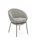 Krzesło K481 szare na metalowych nogach | MIRAT. w stylu LOFT kolekcja