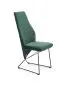 Krzesło K485 VELVET ciemnozielone na metalowych nogach | MIRAT. w stylu LOFT kolekcja