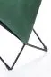 Krzesło K485 VELVET ciemnozielone na metalowych nogach | MIRAT. w stylu LOFT kolekcja