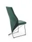 Krzesło K485 VELVET ciemnozielone na metalowych nogach | MIRAT. w stylu LOFT kolekcja