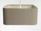Lampa wisząca KWADRO LEN 003-40w20 beżowa do salonu I sklep meblowy MIRAT.