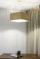 Lampa wisząca KWADRO LEN 003-40w20 beżowa do salonu I sklep meblowy MIRAT.