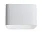 Lampa wisząca KWADRO LEN 008-40w30 biała skandynawska I sklep meblowy MIRAT.
