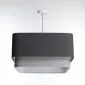 Lampa wisząca KWADRO DUO 007 51x47cm grafitowa/szara I sklep meblowy MIRAT.